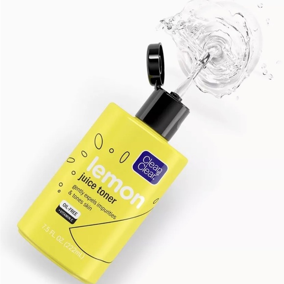 1 Clean & Clear Lemon Juice Acne Toner Oil Free Vitamin C 7.5oz DISCONTINUED HTF - Picture 4 of 6